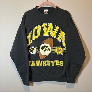 Vintage Signal Sports Iowa Hawkeyes 90s Football Sweatshirt Large